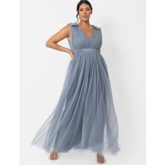 Isabella Bridesmaid Dress - Dusty Blue
