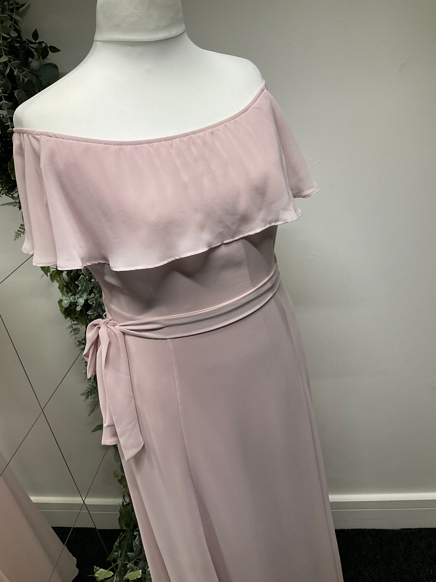 Bardot Maids To Measure Maxi Dress - Blush Pink