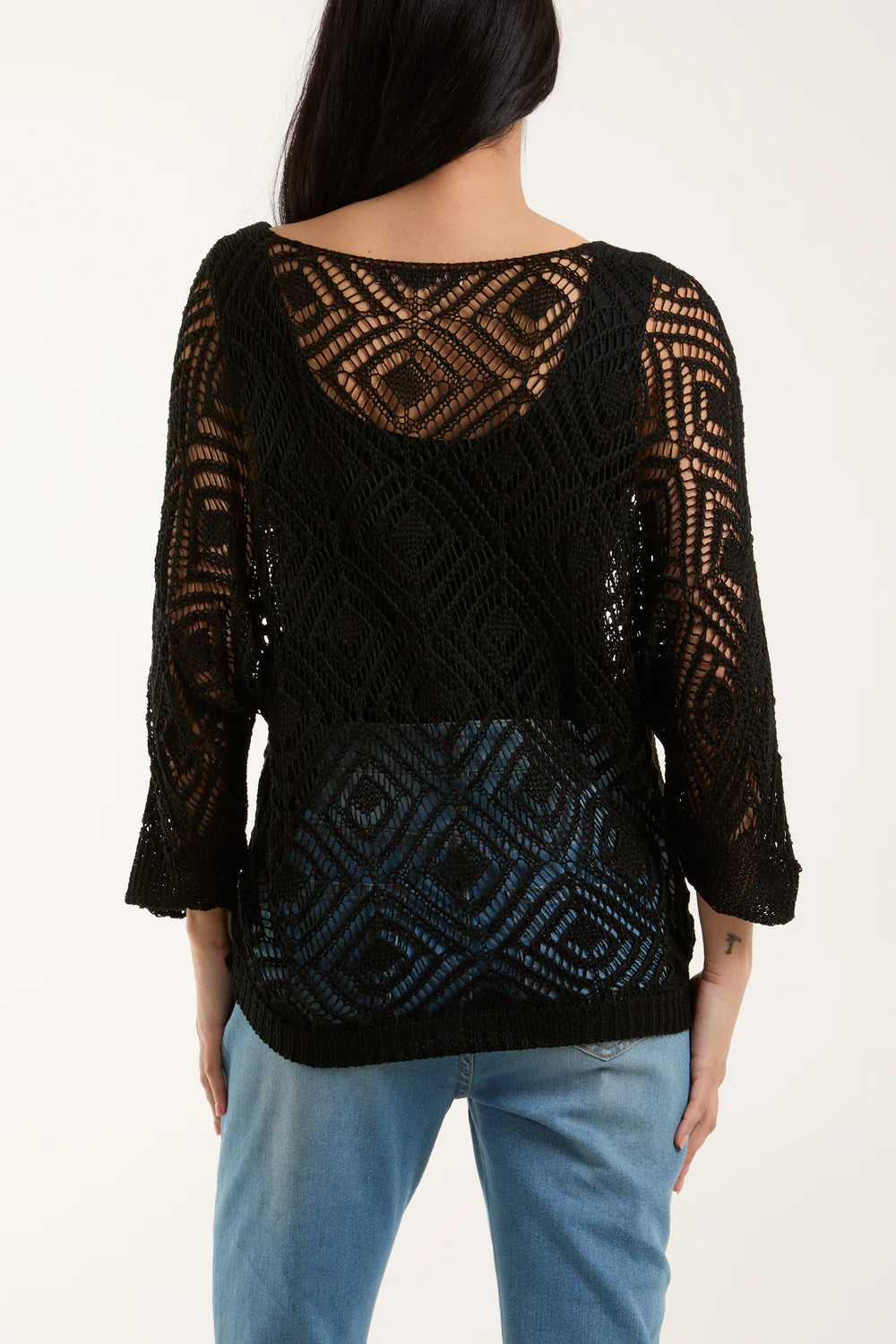Crochet Top - Black