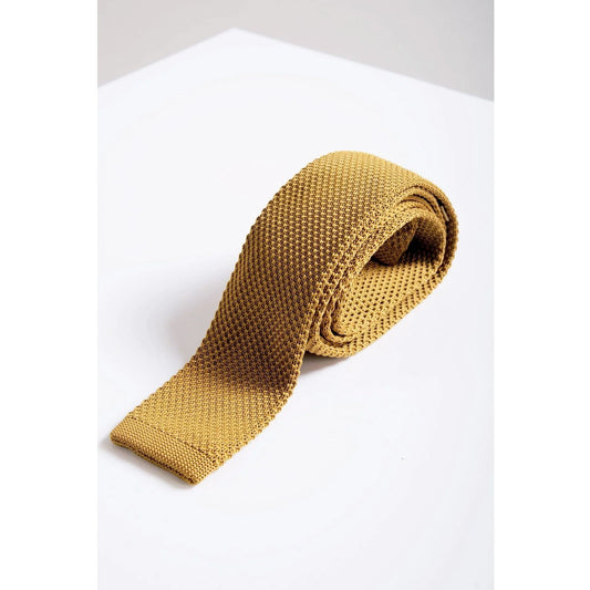 Marc Darcy Satin Tie - Gold