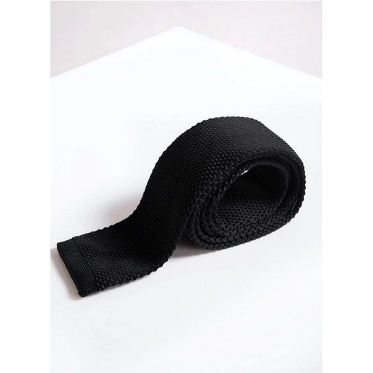 Marc Darcy Knit Tie - Black