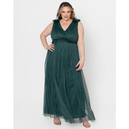 Isabella Bridesmaid Dress - Emerald Green