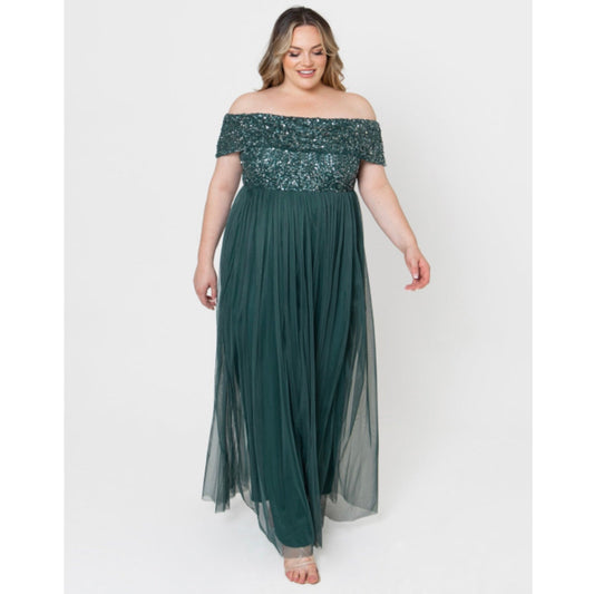 Gabriella Bridesmaid Dress - Emerald Green