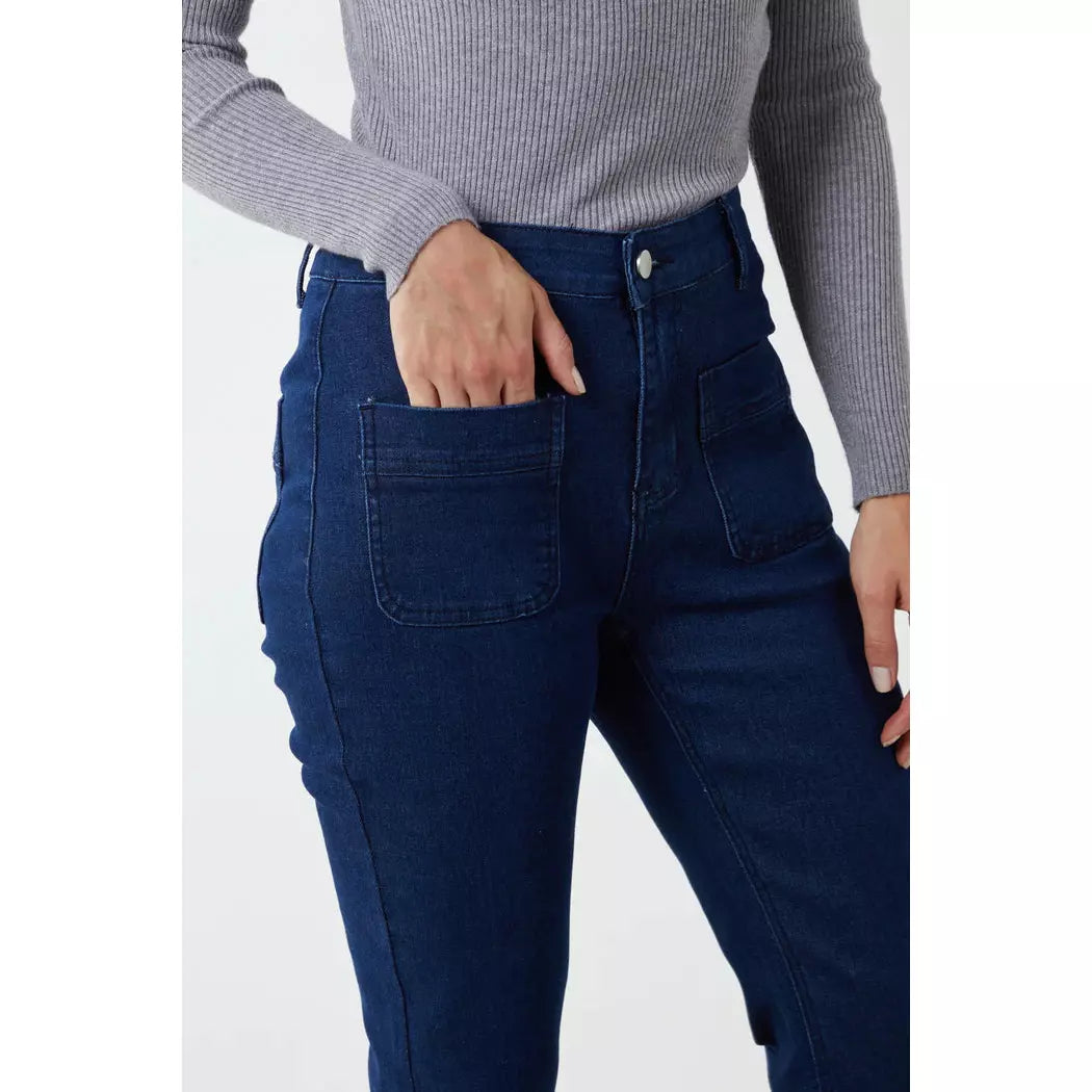 Double Pocket Flare Jean