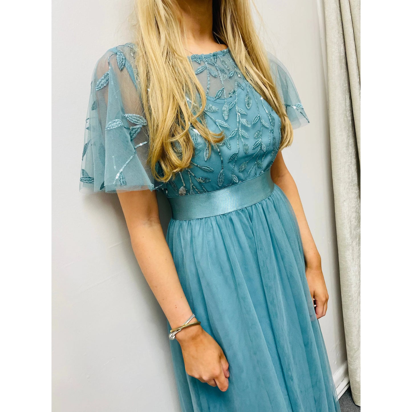 Sophia Bridemaid Dress - Lake Blue