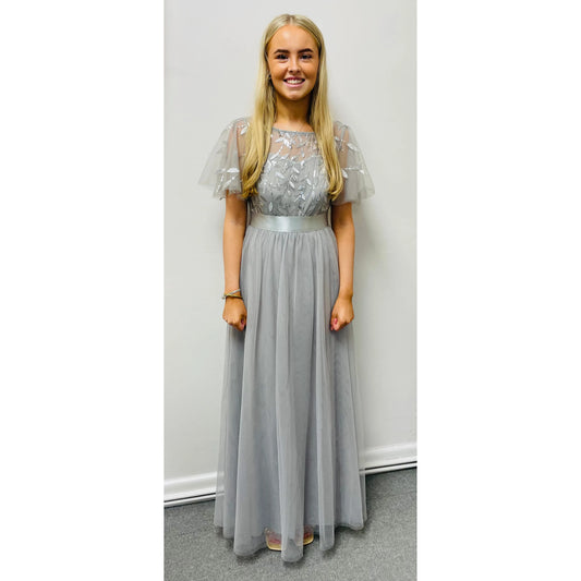 Sophia Bridemaid Dress - Grey