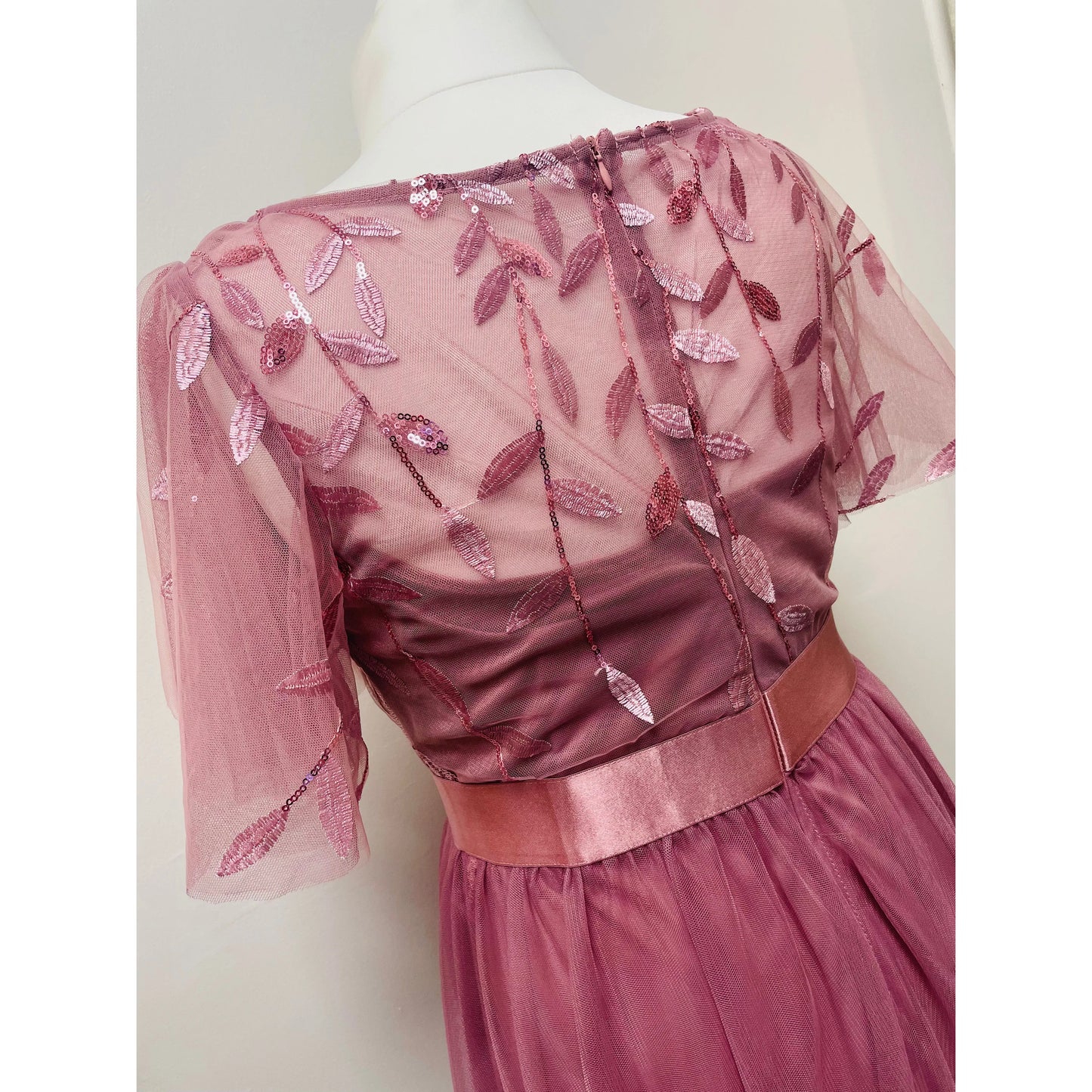Sophia Bridemaid Dress - Deep Pink