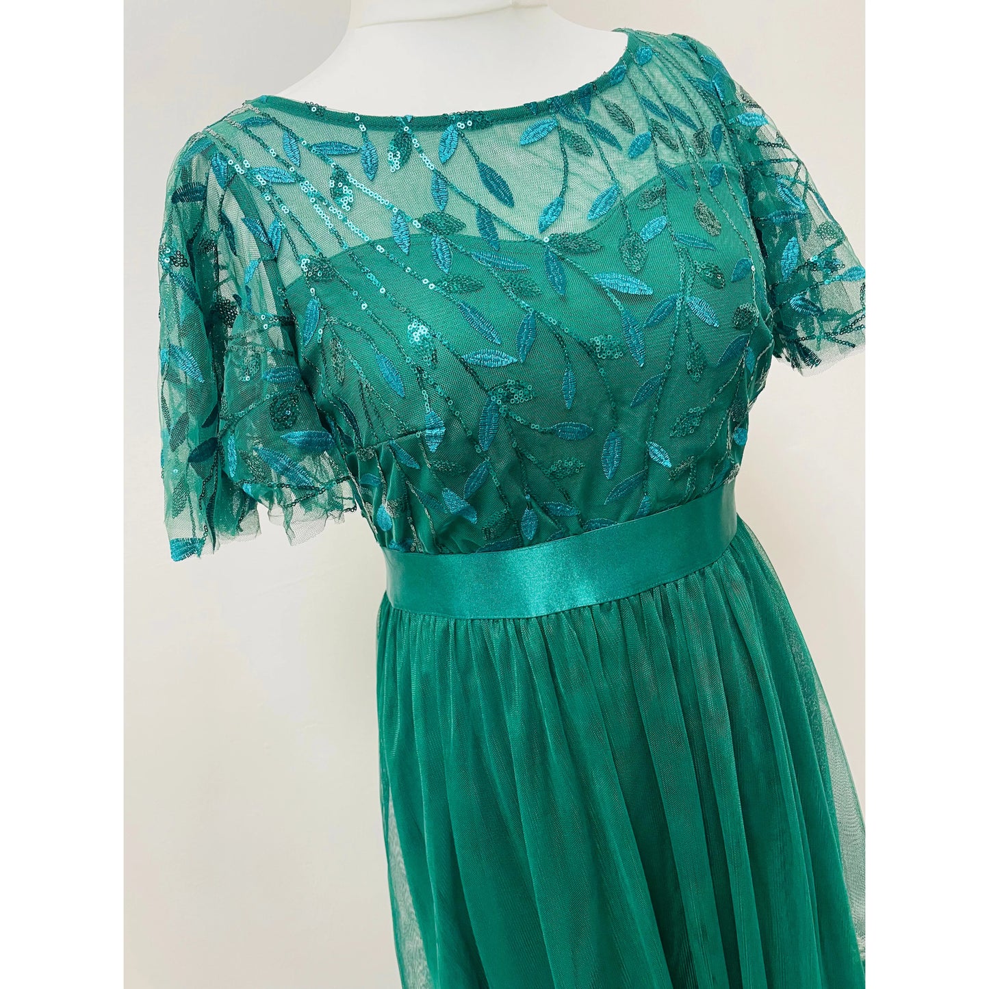Sophia Bridemaid Dress - Emerald Green