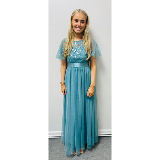 Sophia Bridemaid Dress - Lake Blue