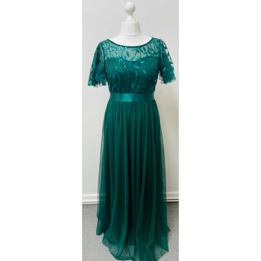 Sophia Bridemaid Dress - Emerald Green