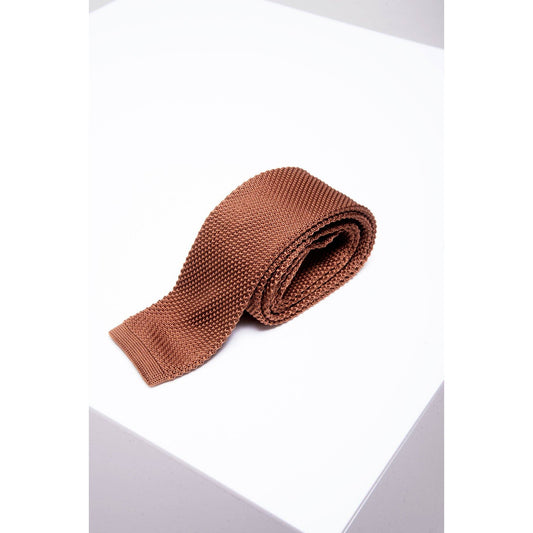 Marc Darcy Knit Tie - Rust