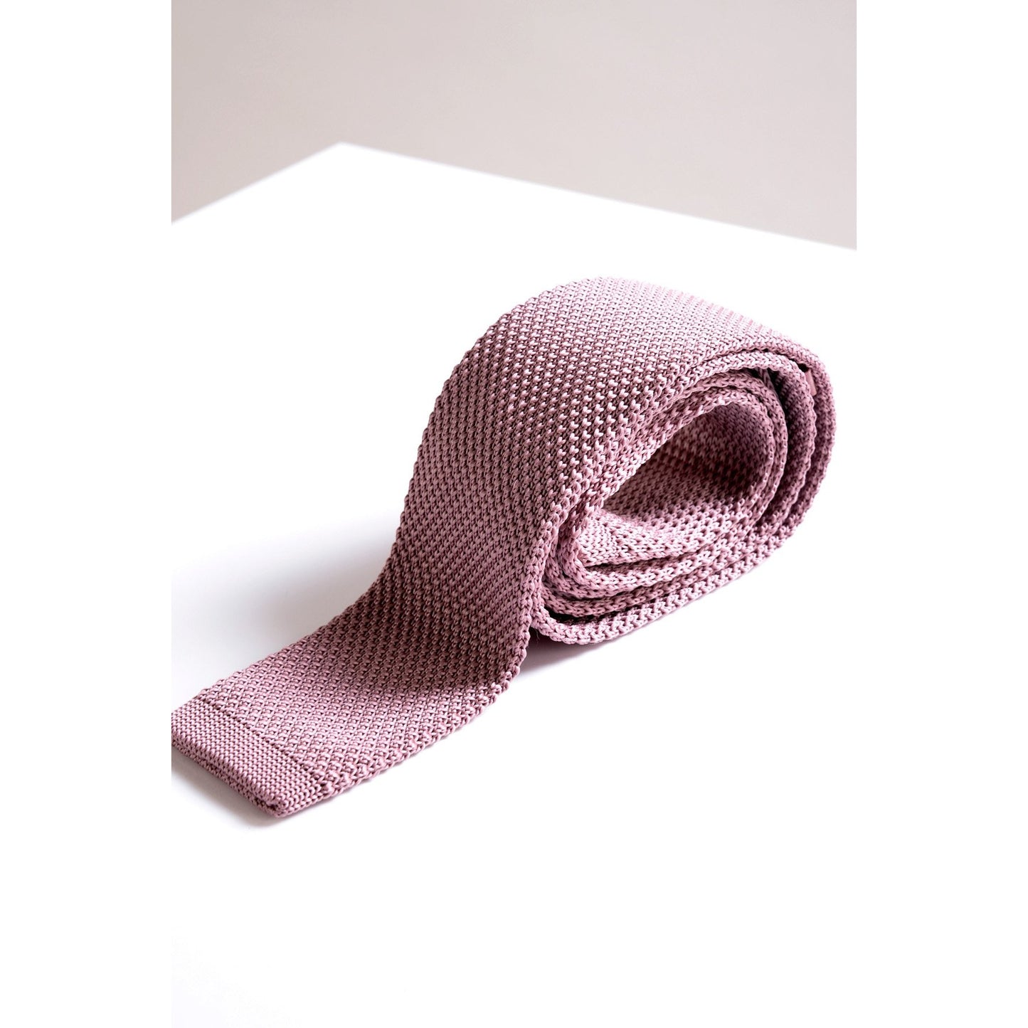 Marc Darcy Blush Pink Knit Tie