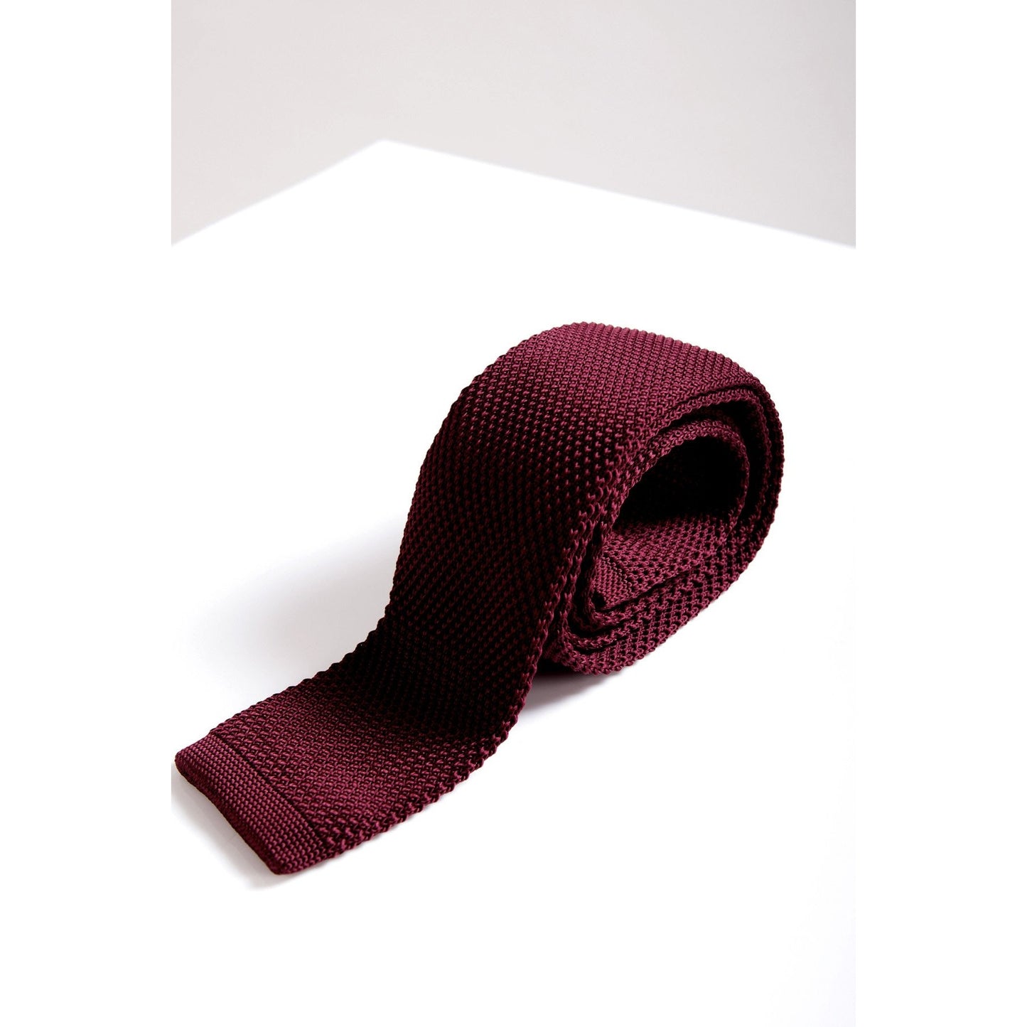 Marc Darcy Wine Knit Tie